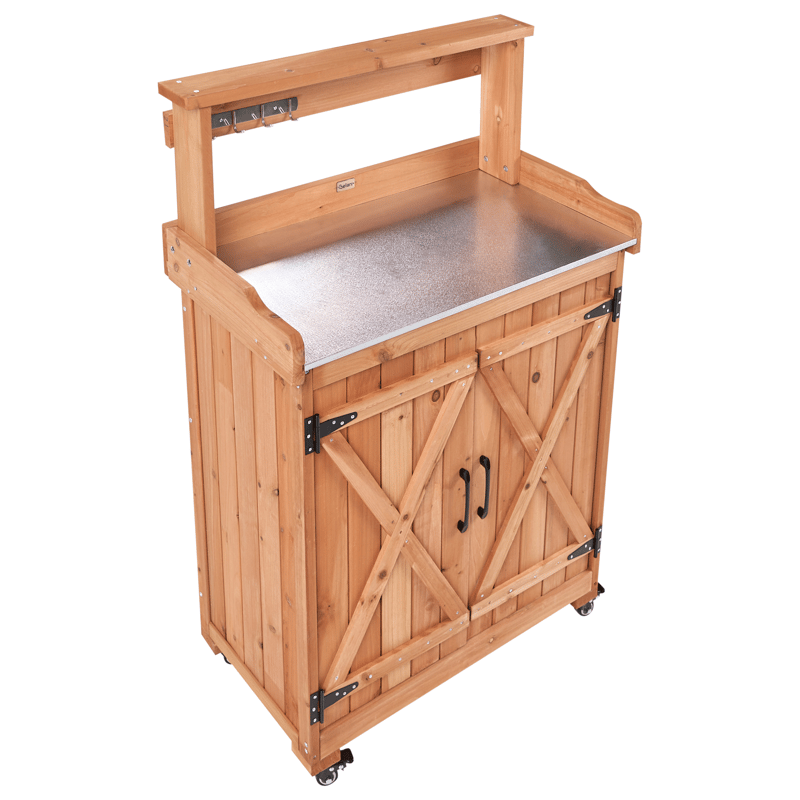 Plantebenk Altolia grantre 70 cm - Brun - Hage - Dyrking & hagearbeid - Dyrking - Blomsterpotter - Dyrkingsbenk