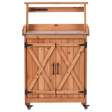 Plantebenk Altolia grantre 70 cm - Brun - Hage - Dyrking & hagearbeid - Dyrking - Blomsterpotter - Dyrkingsbenk