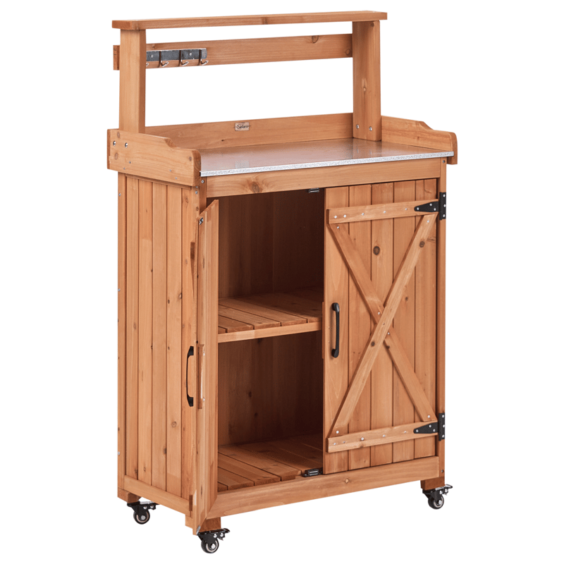 Plantebenk Altolia grantre 70 cm - Brun - Hage - Dyrking & hagearbeid - Dyrking - Blomsterpotter - Dyrkingsbenk