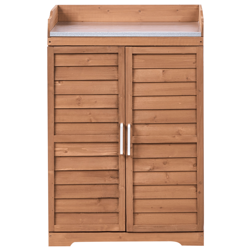 Plantebenk Tereville grantre 67 cm - Brun - Hage - Dyrking & hagearbeid - Dyrking - Blomsterpotter - Dyrkingsbenk