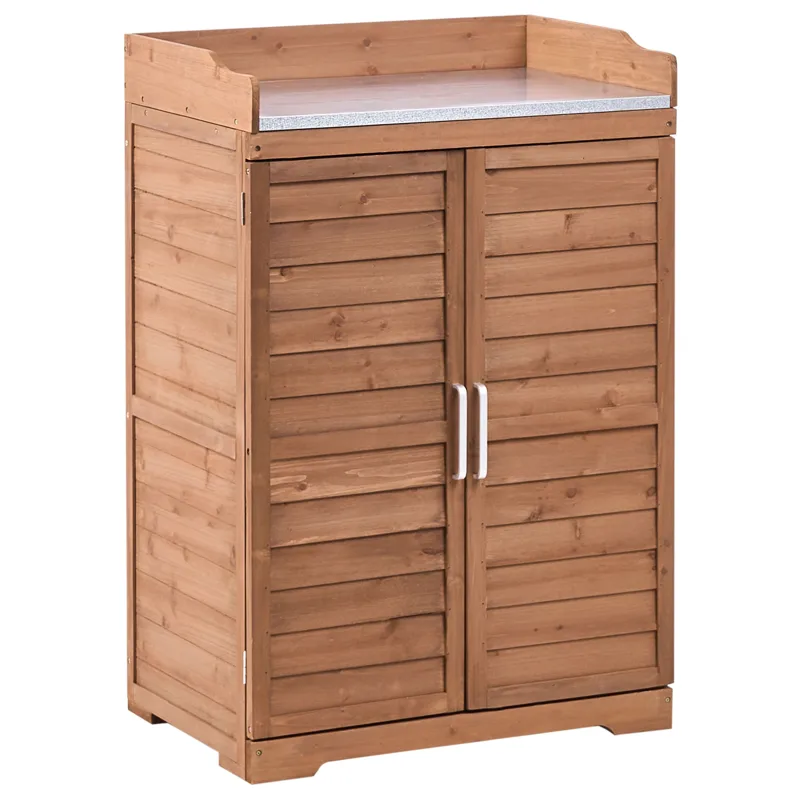 Plantebenk Tereville grantre 67 cm, Brun