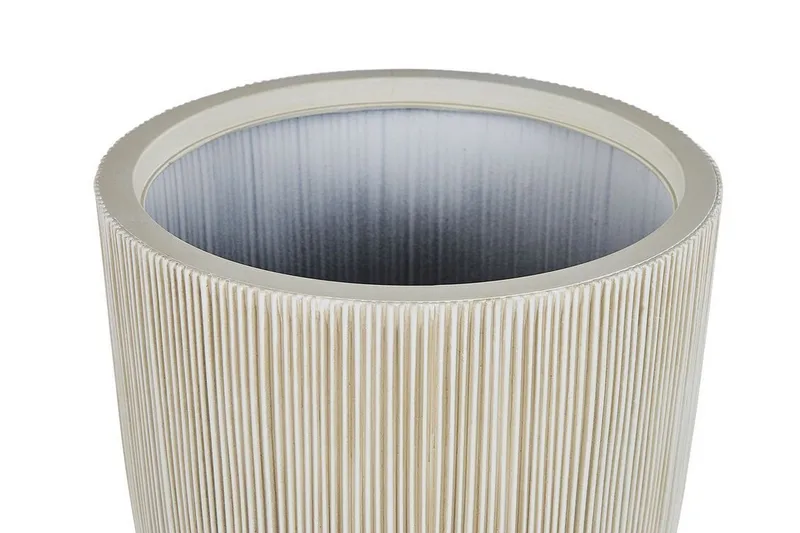 Krukke 44 x 44 x 48 cm beige CHIOS - Beige - Hage - Dyrking & hagearbeid - Dyrking - Blomsterpotter - Store blomsterkrukker