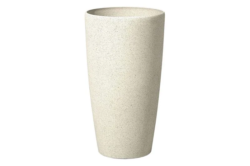 Trädgårdskruka Beliani Abdera Beige, 31x31x58 cm Beige, undefined