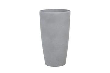 Trädgårdskruka Beliani Abdera set om 2 Grå, 31x31x58 cm Grey - Hage - Dyrking & hagearbeid - Dyrking - Blomsterpotter - Store blomsterkrukker