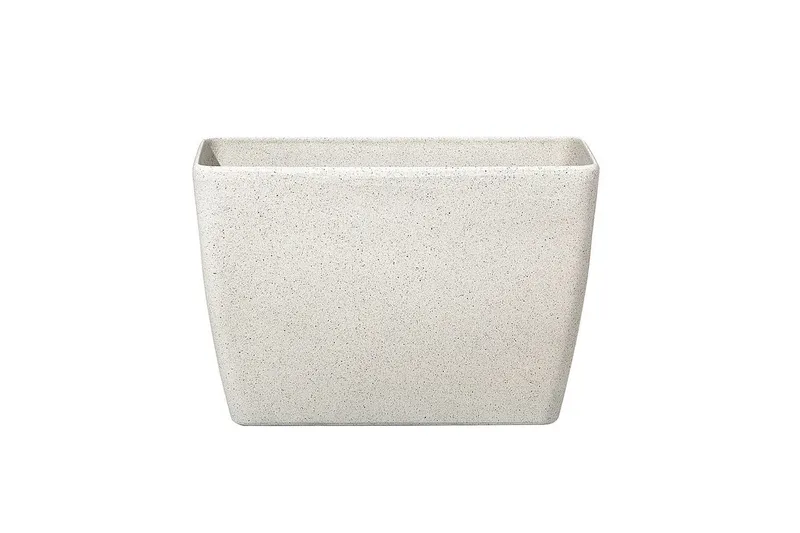 Trädgårdskruka Beliani Baris set om 2 Beige, 60x27x41 cm Beige - Hage - Dyrking & hagearbeid - Dyrking - Blomsterpotter - Store blomsterkrukker