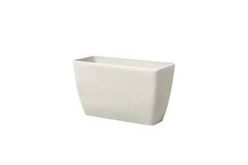 Trädgårdskruka Beliani Baris set om 2 Beige, 74x32x45 cm Beige - Hage - Dyrking & hagearbeid - Dyrking - Blomsterpotter - Store blomsterkrukker