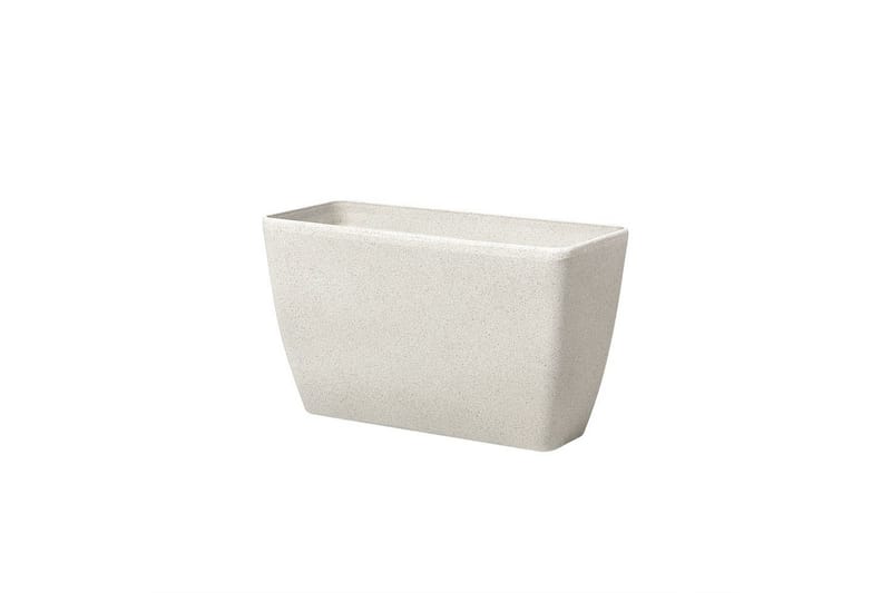 Trädgårdskruka Beliani Baris set om 2 Beige, 74x32x45 cm Beige - Hage - Dyrking & hagearbeid - Dyrking - Blomsterpotter - Store blomsterkrukker