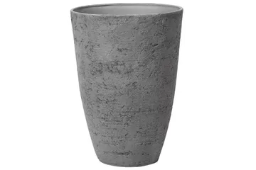 Trädgårdskruka Beliani Camia set om 2 Beige, 51x51x71 cm Grey - Hage - Dyrking & hagearbeid - Dyrking - Blomsterpotter - Store blomsterkrukker