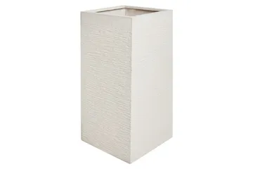 Trädgårdskruka Beliani Dion Beige, 33x33x70 cm Beige - Hage - Dyrking & hagearbeid - Dyrking - Blomsterpotter - Store blomsterkrukker