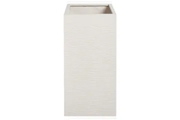 Trädgårdskruka Beliani Dion Beige, 33x33x70 cm Beige - Hage - Dyrking & hagearbeid - Dyrking - Blomsterpotter - Store blomsterkrukker
