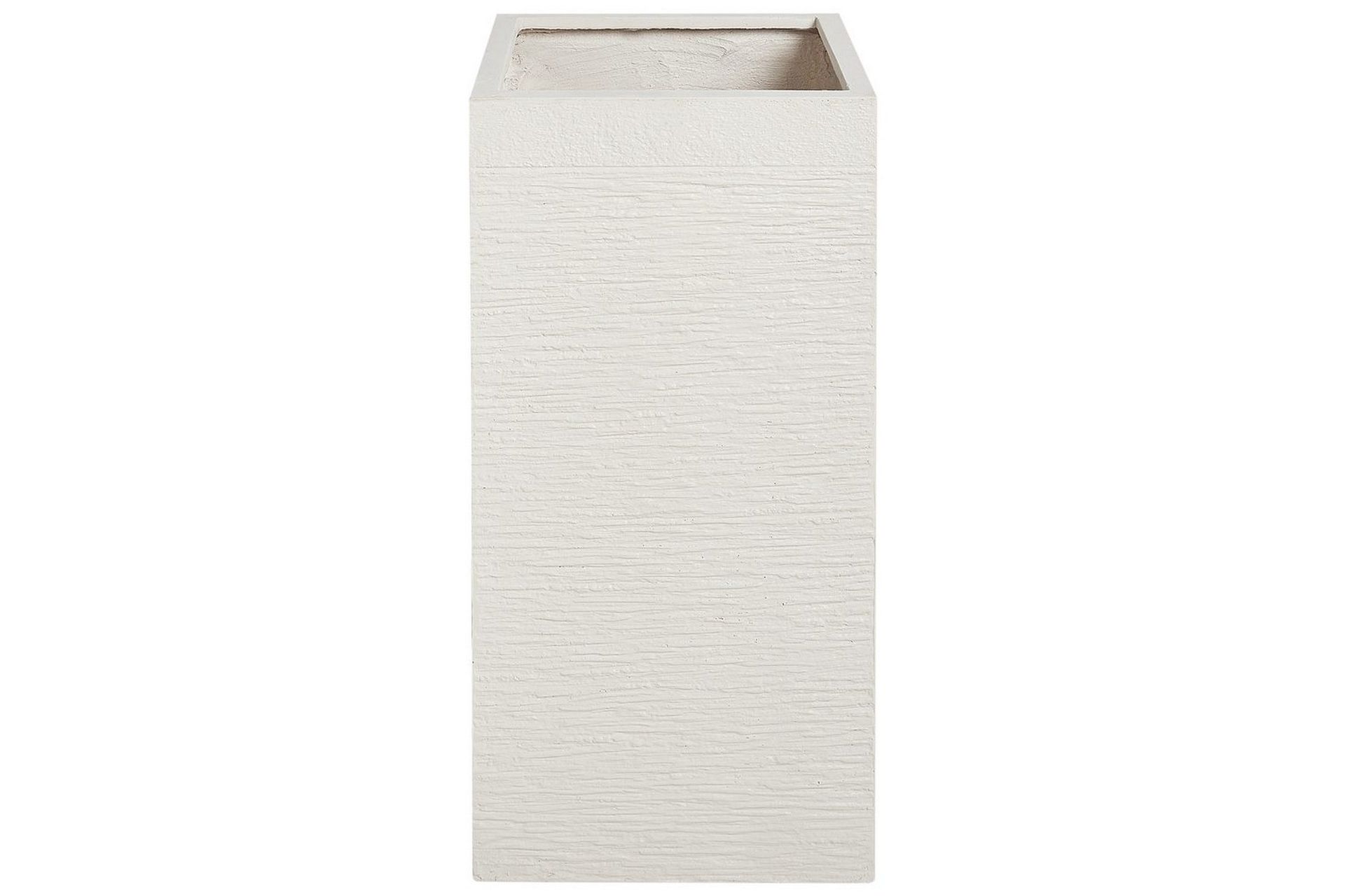 Trädgårdskruka Beliani Dion Beige, 40x40x77 cm Beige -