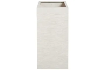 Trädgårdskruka Beliani Dion Beige, 40x40x77 cm Beige - Hage - Dyrking & hagearbeid - Dyrking - Blomsterpotter - Store blomsterkrukker