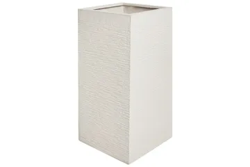 Trädgårdskruka Beliani Dion Beige, 40x40x77 cm Beige - Hage - Dyrking & hagearbeid - Dyrking - Blomsterpotter - Store blomsterkrukker