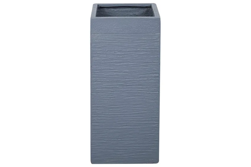 Trädgårdskruka Beliani Dion Grå, 26x26x61 cm Grey, undefined