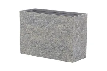 Trädgårdskruka Beliani Edessa Beige, 80x34x56 cm Grey 70x29x50 cm - Hage - Dyrking & hagearbeid - Dyrking - Blomsterpotter - Store blomsterkrukker