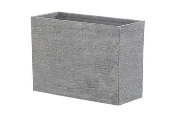 Trädgårdskruka Beliani Edessa Beige, 80x34x56 cm Grey 80x34x56 cm - Hage - Dyrking & hagearbeid - Dyrking - Blomsterpotter - Store blomsterkrukker