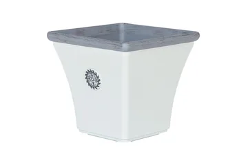 Trädgårdskruka Beliani Elateia White||blue - Hage - Dyrking & hagearbeid - Dyrking - Blomsterpotter - Store blomsterkrukker