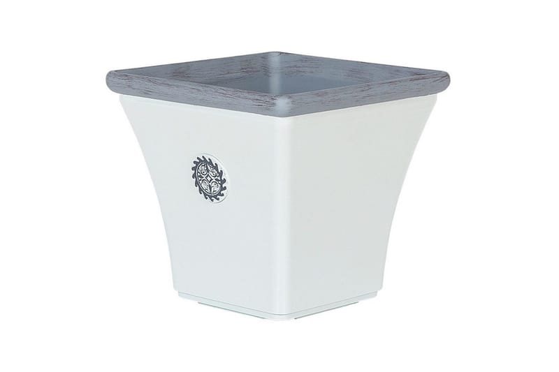 Trädgårdskruka Beliani Elateia White||blue - Hage - Dyrking & hagearbeid - Dyrking - Blomsterpotter - Store blomsterkrukker
