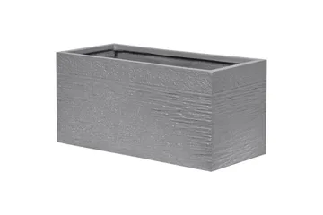 Trädgårdskruka Beliani Myra 50x23x24 cm Grey - Hage - Dyrking & hagearbeid - Dyrking - Blomsterpotter - Store blomsterkrukker