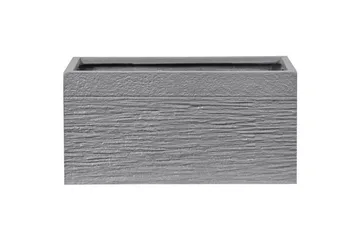 Trädgårdskruka Beliani Myra 50x23x24 cm Grey - Hage - Dyrking & hagearbeid - Dyrking - Blomsterpotter - Store blomsterkrukker