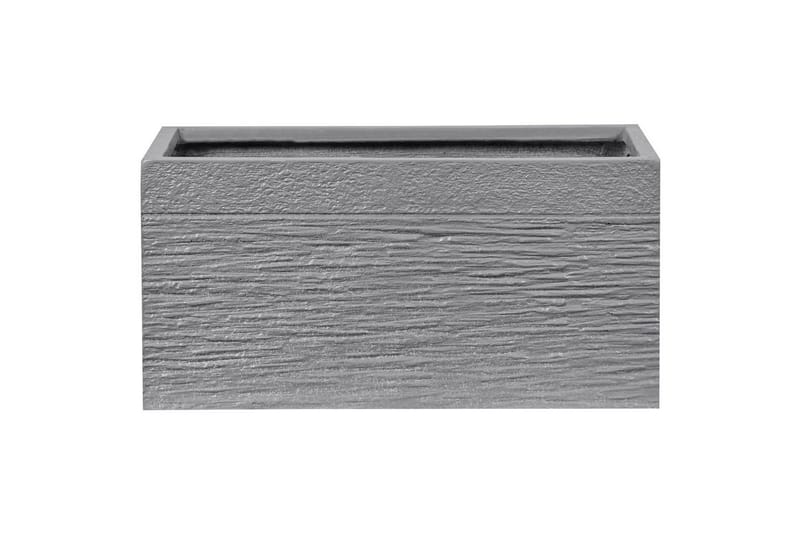 Trädgårdskruka Beliani Myra 50x23x24 cm Grey, undefined