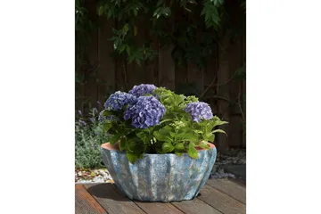 Trädgårdskruka Beliani Ostrya blue - Hage - Dyrking & hagearbeid - Dyrking - Blomsterpotter - Store blomsterkrukker