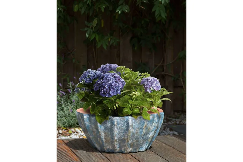 Trädgårdskruka Beliani Ostrya blue - Hage - Dyrking & hagearbeid - Dyrking - Blomsterpotter - Store blomsterkrukker