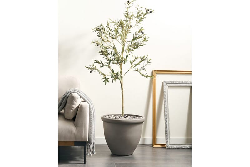 Trädgårdskruka Beliani Tesalia Beige Grey - Hage - Dyrking & hagearbeid - Dyrking - Blomsterpotter - Store blomsterkrukker