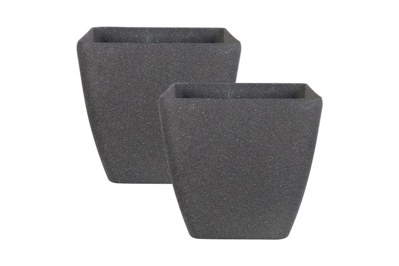 Trädgårdskruka Beliani Zeli set om 2 34x34x34 cm 34x34x34 cm, undefined