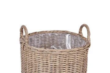 Trädgårdskruka Beliani Pendula set om 3 Brun Brown - Hage - Dyrking & hagearbeid - Dyrking - Blomsterpotter - Store blomsterkrukker