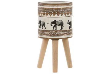 Trädgårdskruka Kottes Black||Brown||Beige||GOLD - Hage - Dyrking & hagearbeid - Dyrking - Blomsterpotter - Store blomsterkrukker