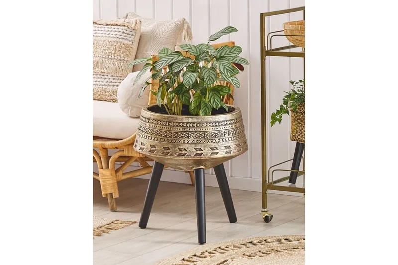 Trädgårdskruka Vardiani GOLD||Black - Hage - Dyrking & hagearbeid - Dyrking - Blomsterpotter - Store blomsterkrukker