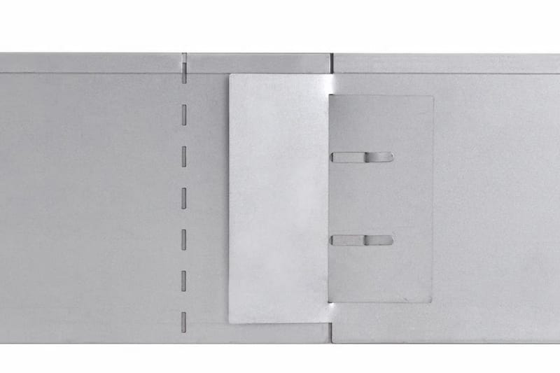 Gjerdekanter i galvanisert stål 100 x 15 cm sett 10-deler - Bedkant
