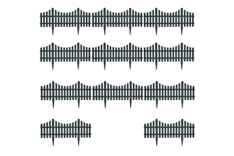 Plendelere 17 stk 10 m grønn - grønn - Hage - Dyrking & hagearbeid - Dyrking - Plantestøtte - Bedkant