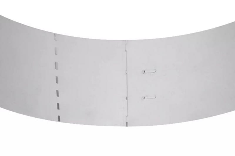 Plengjerde 10 stk galvanisert stål 100x20 cm - Hage - Dyrking & hagearbeid - Dyrking - Plantestøtte - Bedkant