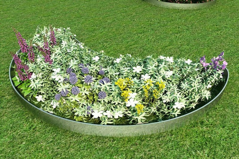 Plengjerde 20 stk galvanisert stål 100x20 cm - Hage - Dyrking & hagearbeid - Dyrking - Plantestøtte - Bedkant