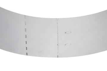 Plengjerde 20 stk galvanisert stål 100x20 cm - Hage - Dyrking & hagearbeid - Dyrking - Plantestøtte - Bedkant