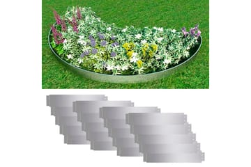 Plengjerde 20 stk galvanisert stål 100x20 cm - Hage - Dyrking & hagearbeid - Dyrking - Plantestøtte - Bedkant
