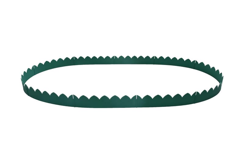 Plenkanter 10 stk grønn 65x15 cm PP - Grønn - Hage - Dyrking & hagearbeid - Dyrking - Plantestøtte - Bedkant