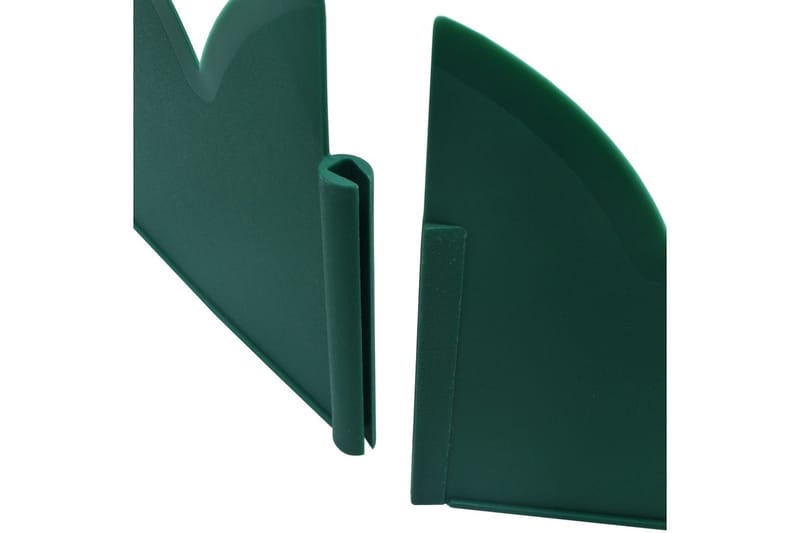 Plenkanter 10 stk grønn 65x15 cm PP - Grønn - Bedkant