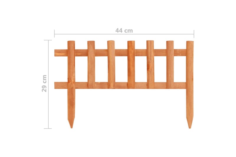 Plenkanter 10 stk gran 4,4 m - Bedkant