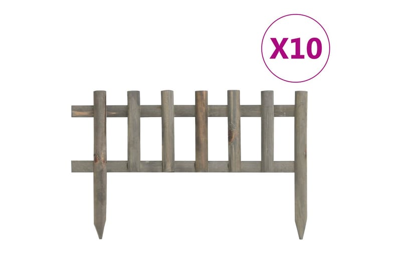 Plenkanter 10 stk gran 4,4 m - Hage - Dyrking & hagearbeid - Dyrking - Plantestøtte - Bedkant