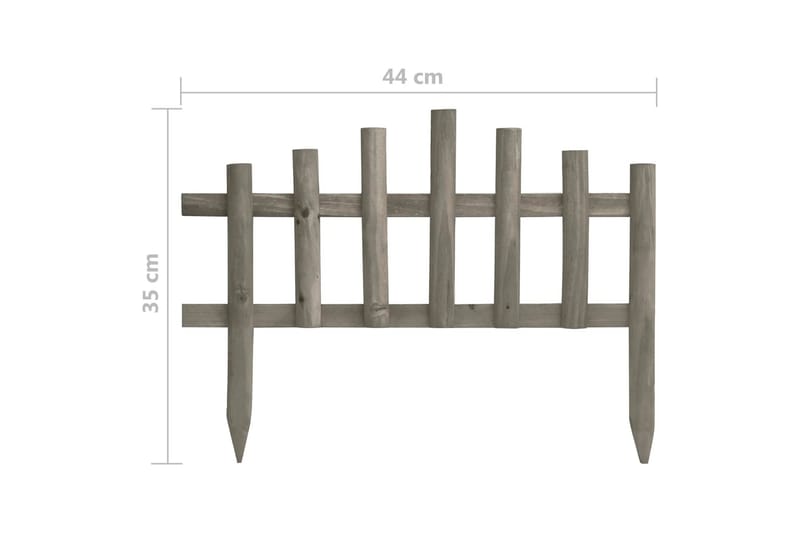 Plenkanter 10 stk gran 4,4 m - Hage - Dyrking & hagearbeid - Dyrking - Plantestøtte - Bedkant
