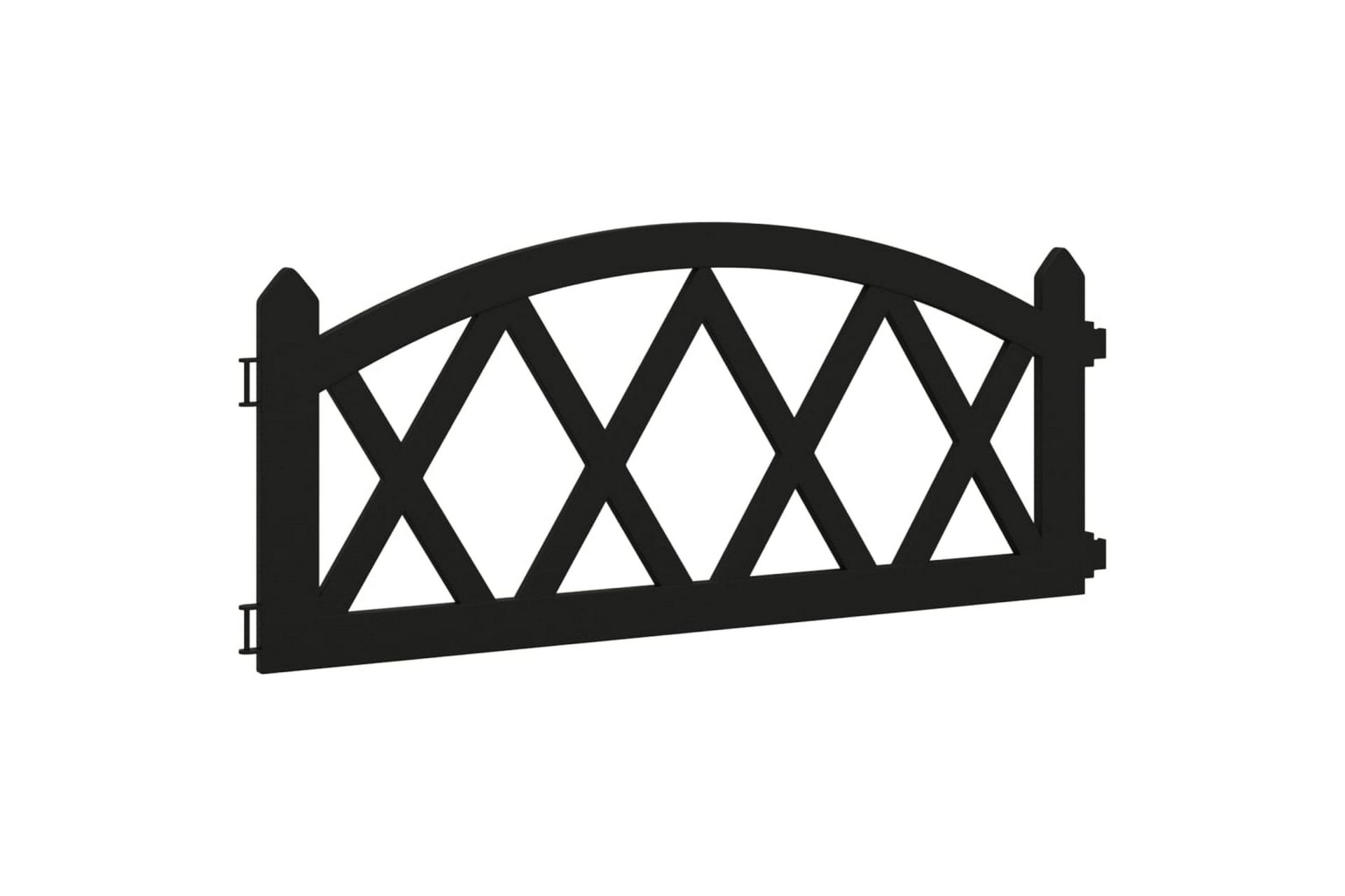 Plenkanter 17 stk svart 10 m PP - Svart - Hage - Dyrking & hagearbeid - Dyrking - Plantestøtte - Bedkant