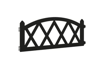 Plenkanter 17 stk svart 10 m PP - Svart - Hage - Dyrking & hagearbeid - Dyrking - Plantestøtte - Bedkant