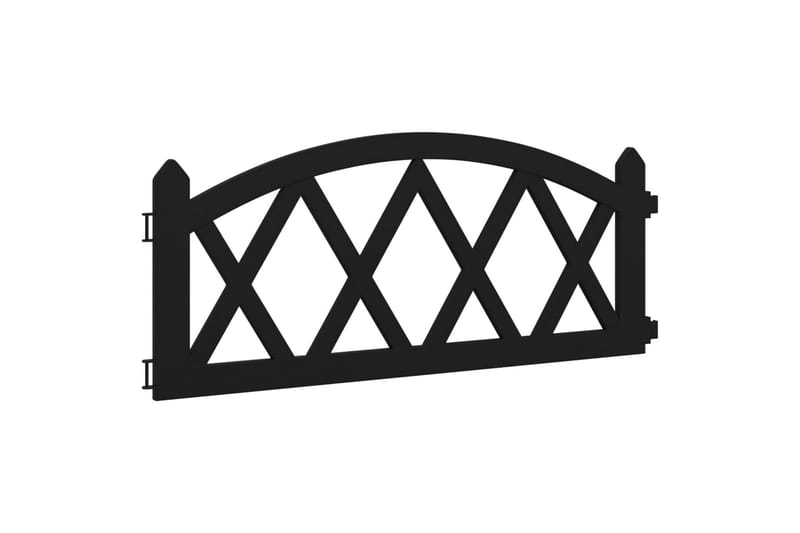 Plenkanter 17 stk svart 10 m PP - Svart - Hage - Dyrking & hagearbeid - Dyrking - Plantestøtte - Bedkant