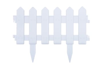 Plenkanter 25 stk hvit 10 m PP - Hage - Dyrking & hagearbeid - Dyrking - Plantestøtte - Bedkant