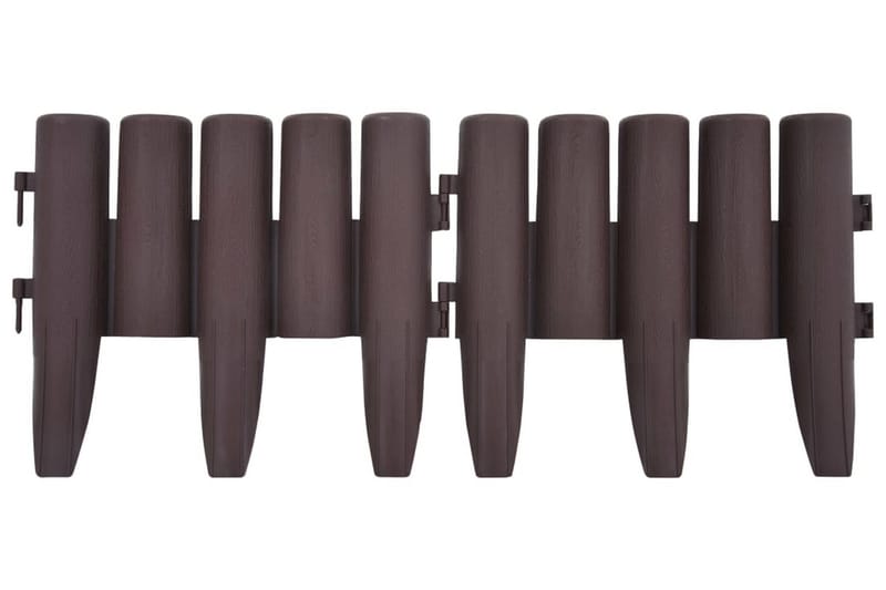 Plenkanter 36 stk brun 10 m PP - Hage - Dyrking & hagearbeid - Dyrking - Plantestøtte - Bedkant