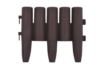 Plenkanter 36 stk brun 10 m PP - Hage - Dyrking & hagearbeid - Dyrking - Plantestøtte - Bedkant