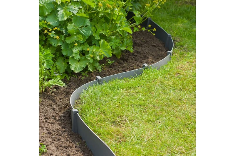 Nature Hagekant 15cmx40m 3mm grå - Grå - Hage - Dyrking & hagearbeid - Dyrking - Plantestøtte - Bedkant